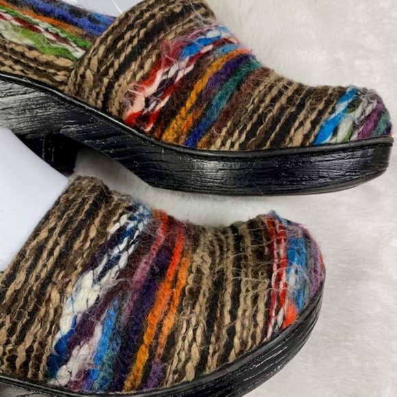 Unique B.O.C. Nadiyya Multicolor Yarn Clogs Size 8M‎ - Picture 6 of 11